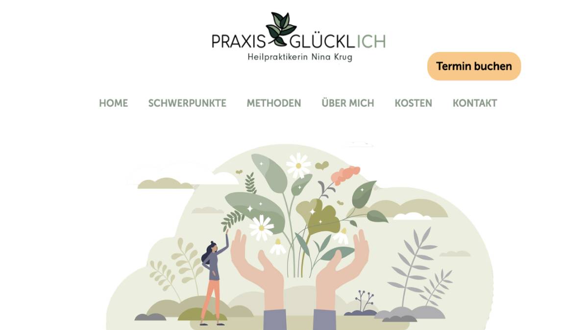 Website Praxis Glücklich